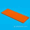 Placa fenólica laminada de papel illante laranxa